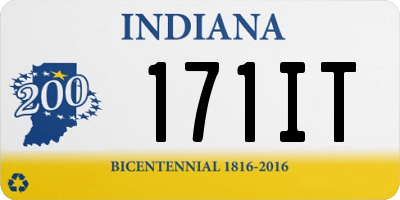 IN license plate 171IT