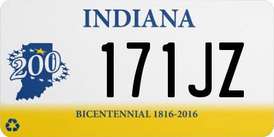 IN license plate 171JZ