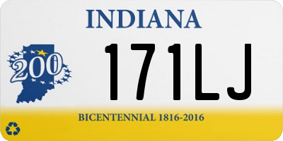 IN license plate 171LJ