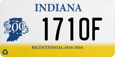 IN license plate 171OF