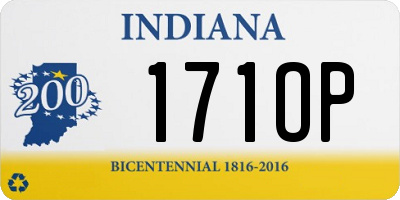 IN license plate 171OP