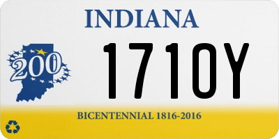 IN license plate 171OY