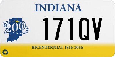 IN license plate 171QV