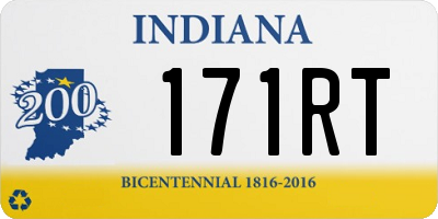 IN license plate 171RT