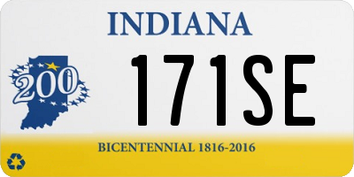 IN license plate 171SE