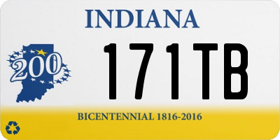 IN license plate 171TB