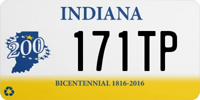 IN license plate 171TP