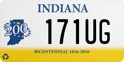 IN license plate 171UG