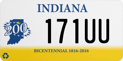 IN license plate 171UU