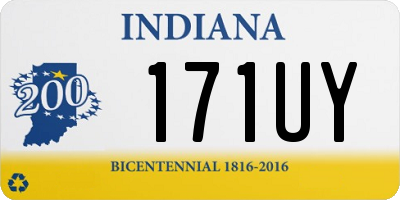 IN license plate 171UY