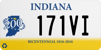 IN license plate 171VI