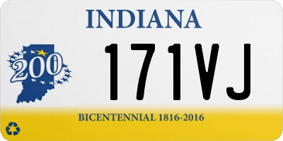 IN license plate 171VJ