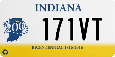 IN license plate 171VT