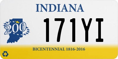 IN license plate 171YI