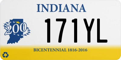 IN license plate 171YL
