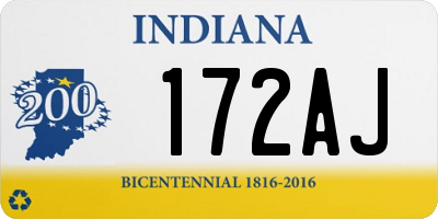 IN license plate 172AJ