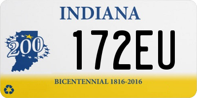 IN license plate 172EU