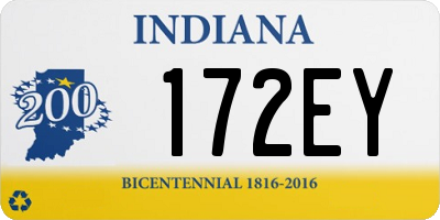 IN license plate 172EY