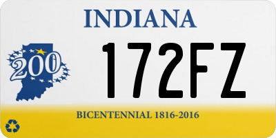 IN license plate 172FZ