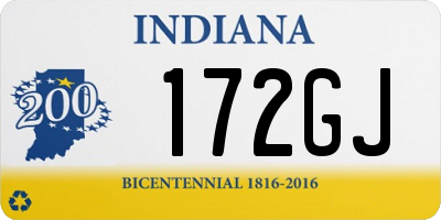 IN license plate 172GJ