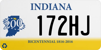 IN license plate 172HJ