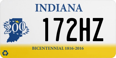 IN license plate 172HZ