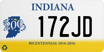 IN license plate 172JD