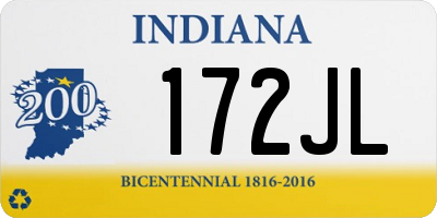 IN license plate 172JL