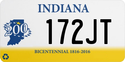 IN license plate 172JT