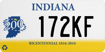 IN license plate 172KF