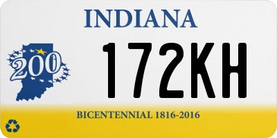 IN license plate 172KH