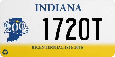 IN license plate 172OT