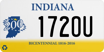IN license plate 172OU