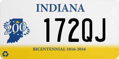 IN license plate 172QJ