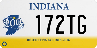 IN license plate 172TG