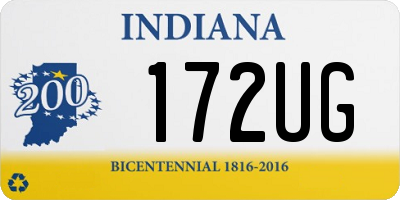 IN license plate 172UG