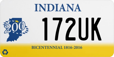 IN license plate 172UK