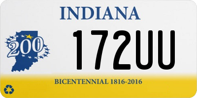 IN license plate 172UU