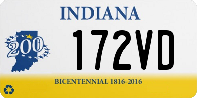 IN license plate 172VD