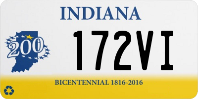 IN license plate 172VI