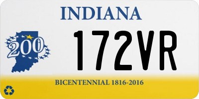 IN license plate 172VR