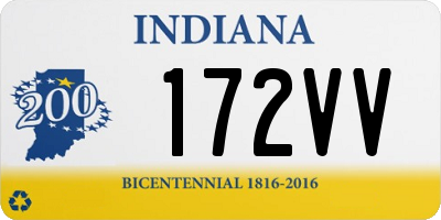 IN license plate 172VV