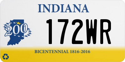 IN license plate 172WR