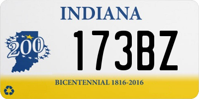 IN license plate 173BZ