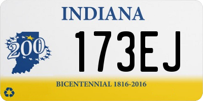 IN license plate 173EJ