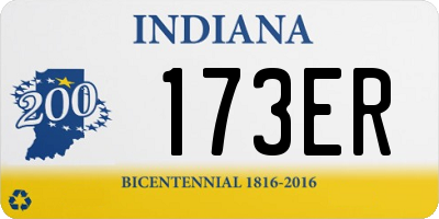 IN license plate 173ER