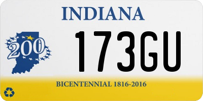 IN license plate 173GU