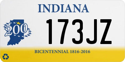 IN license plate 173JZ