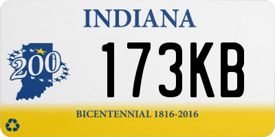 IN license plate 173KB