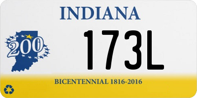 IN license plate 173L